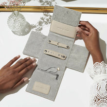 Load image into Gallery viewer, JOMA JEWELLERY | JEWELLERY ROLL | HEART OF GOLD | LIGHT TAUPE