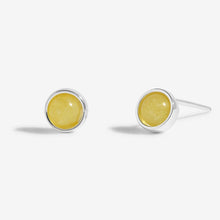 Load image into Gallery viewer, JOMA JEWELLERY | BIRTHSTONE EARRINGS | NOVEMBER