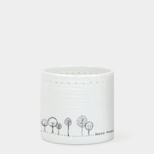 Load image into Gallery viewer, EAST OF INDIA HAPPY DAYS PORCELAIN TEA LIGHT HOLDER