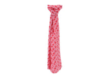 Load image into Gallery viewer, PINK AND RED HEART SCARF PEREFECT GIFT