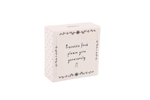 Load image into Gallery viewer, SENT AND MEANT PROSECCO FUND PLEASE GIVE GENEROUSLY CERAMIC MONEY BOX GIFT BOXED