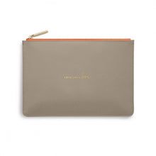 Load image into Gallery viewer, KATIE LOXTON | COLOUR POP PERFECT POUCH | LOVE LOVE LOVE | TAUPE AND ORANGE