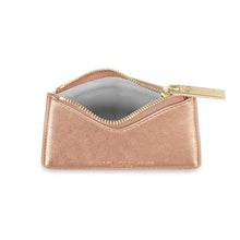 Load image into Gallery viewer, KATIE LOXTON | ALEXA METALLIC BRONZE CARD HOLDER METALLIC
