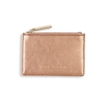 Load image into Gallery viewer, KATIE LOXTON | ALEXA METALLIC BRONZE CARD HOLDER METALLIC