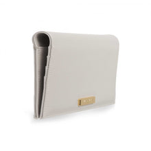 Load image into Gallery viewer, KATIE LOXTON | SECRET MESSAGE PURSE | TIME TO SHINE WARM GREY METALLIC SILVER