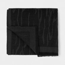 Load image into Gallery viewer, KATIE LOXTON | DOUBLE SIDED BLANKET SCARF BRANCHES PRINT GREY