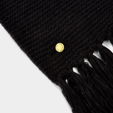 Load image into Gallery viewer, KATIE LOXTON | CHUNKY KNITTED SCARF | BLACK
