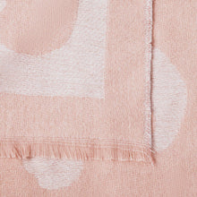 Load image into Gallery viewer, KATIE LOXTON | BLANKET SCARF | LARGE LEOPARD | WHITE/BLUSH PINK