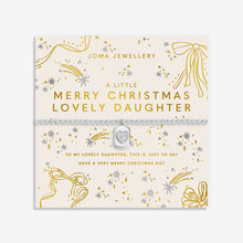 Load image into Gallery viewer, JOMA JEWELLERY | CHRISTMAS A LITTLE | MERRY CHRISTMAS LOVELY CHRISTMAS BRACELET
