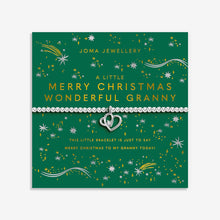 Load image into Gallery viewer, JOMA JEWELLERY | CHRISTMAS A LITTLE | MERRY CHRISTMAS GRANNY BRACELET
