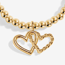 Load image into Gallery viewer, JOMA JEWELLERY | CHRISTMAS A LITTLE | MERRY CHRISTMAS FABULOUS FRIEND GOLD BRACELET
