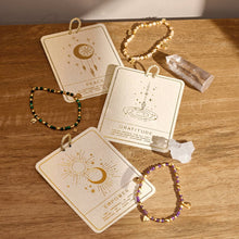 Load image into Gallery viewer, JOMA JEWELLERY | AFFIRMATION CARD | PEACE | GOLD PLATED
