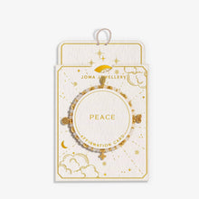 Load image into Gallery viewer, JOMA JEWELLERY | AFFIRMATION CARD | PEACE | GOLD PLATED
