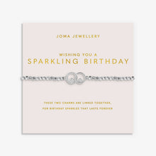 Load image into Gallery viewer, JOMA JEWELLERY | FOREVER YOURS | WISHING YOU A SPARKLING BIRTHDAY | BRACELET
