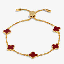 Load image into Gallery viewer, JOMA JEWELLERY | SIGNATURE CLOVER COLLECTION | RED CLOVER | BRACELET
