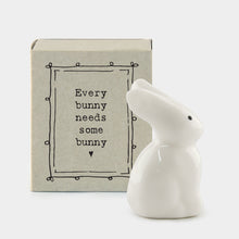 Load image into Gallery viewer, EAST OF INDIA | MATCHBOX | EVERY BUNNY NEEDS SOME BUNNY
