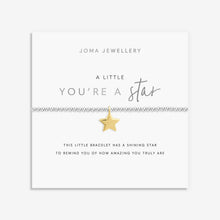 Load image into Gallery viewer, JOMA JEWELLERY | A LITTLE | YOU'RE A STAR BRACELET
