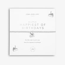 Load image into Gallery viewer, JOMA JEWELLERY | A LITTLE | HAPPIEST OF BIRTHDAY | BRACELET
