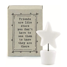 Load image into Gallery viewer, EAST OF INDIA | MATCHBOX | FRIENDS ARE LIKE STARS
