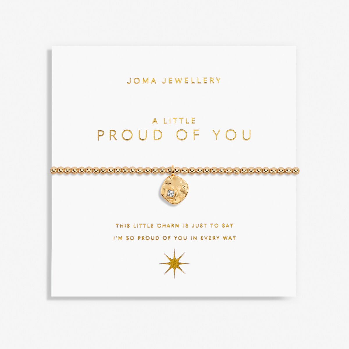 JOMA JEWELLERY | GOLD A LITTLE | PROUD OF YOU BRACELET