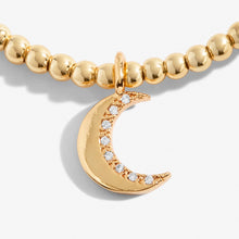 Load image into Gallery viewer, JOMA JEWELLERY | GOLD A LITTLE | LOVE YOU TO THE MOON AND BACK BRACELET
