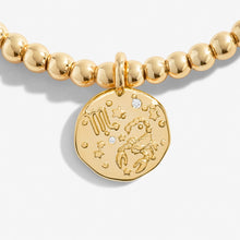 Load image into Gallery viewer, JOMA JEWELLERY | STAR SIGN GOLD A LITTLE | SCORPIO BRACELET
