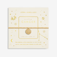 Load image into Gallery viewer, JOMA JEWELLERY | STAR SIGN GOLD A LITTLE | CANCER BRACELET
