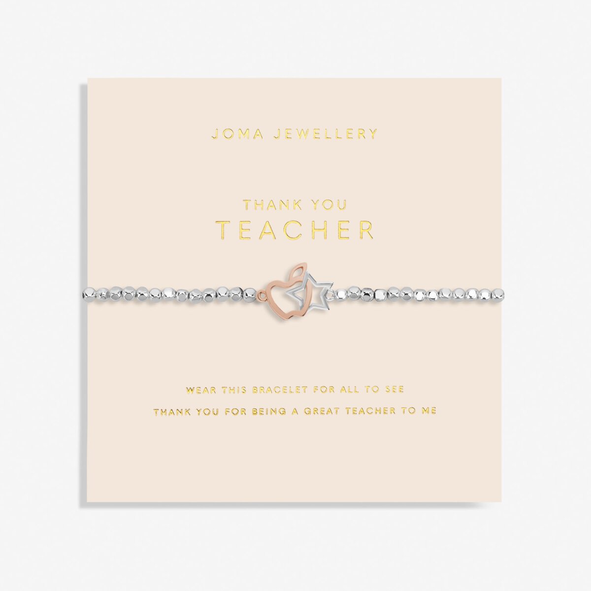 JOMA JEWELLERY | FOREVER YOURS | THANK YOU TEACHER BRACELET
