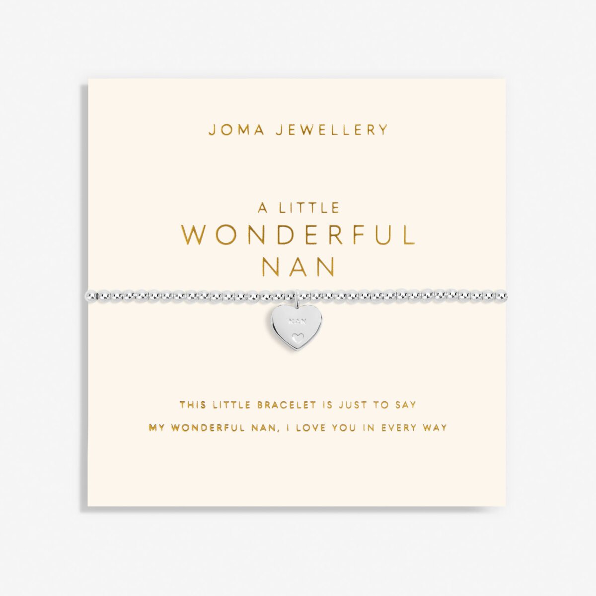 JOMA JEWELLERY | MOTHER'S DAY GRANDPARENT A LITTLE | WONDERFUL NAN BRACELET