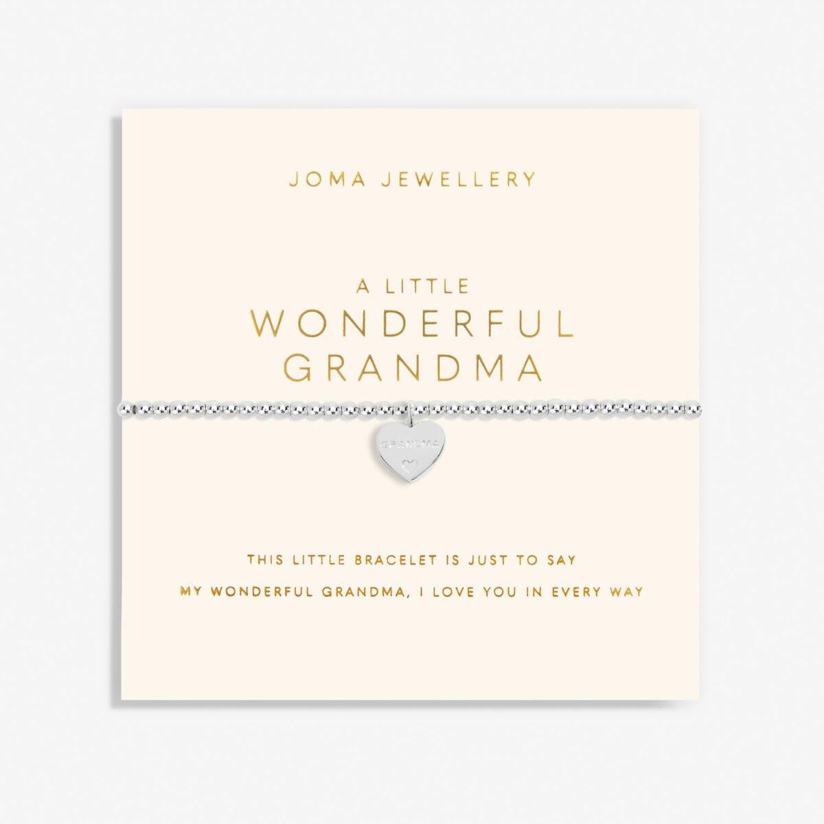 JOMA JEWELLERY | MOTHER'S DAY GRANDPARENT A LITTLE | WONDERFUL GRANDMA BRACELET