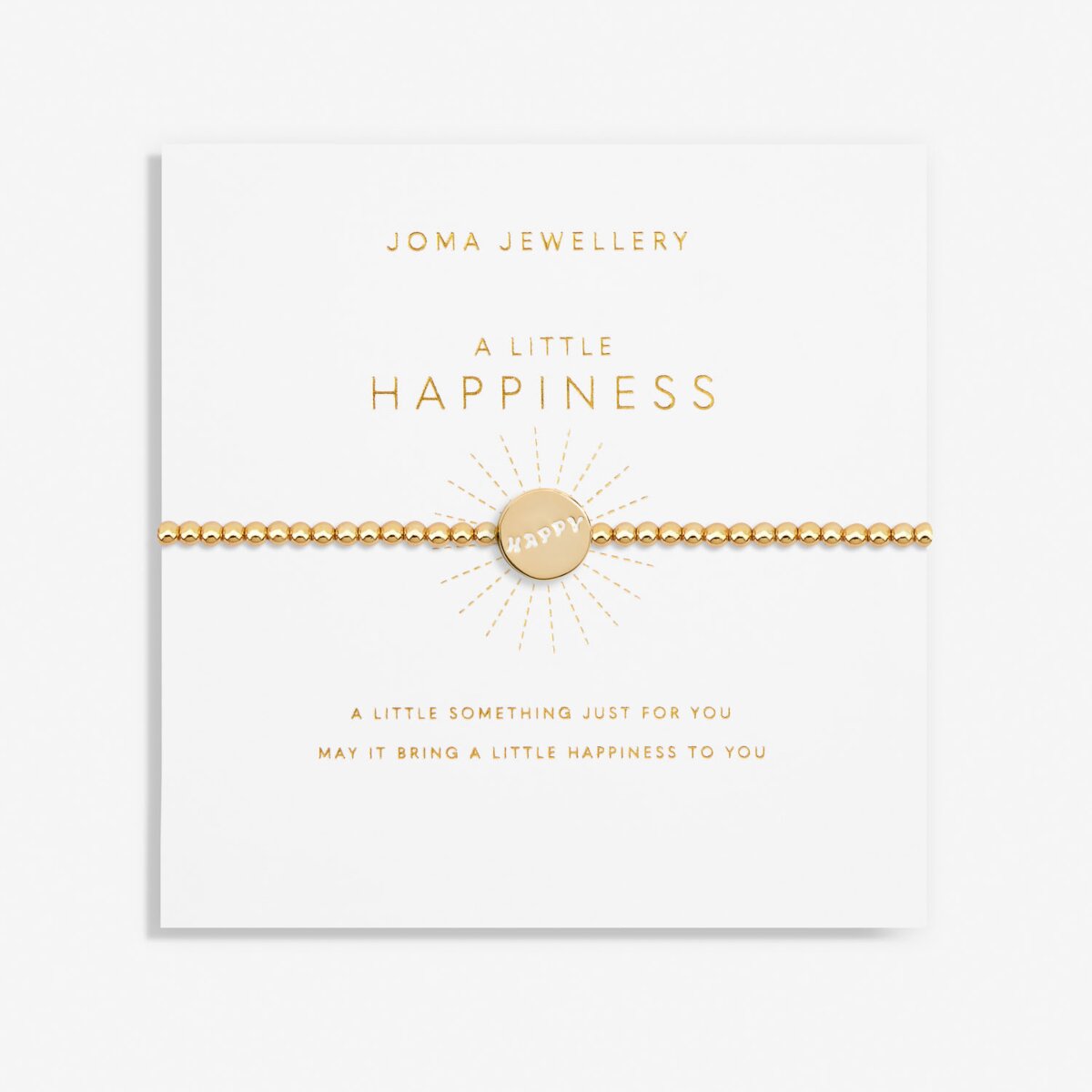 JOMA JEWELLERY | A LITTLE GOLD | HAPPINESS BRACELET