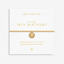 Load image into Gallery viewer, JOMA JEWELLERY | A LITTLE GOLD | 18TH BIRTHDAY BRACELET
