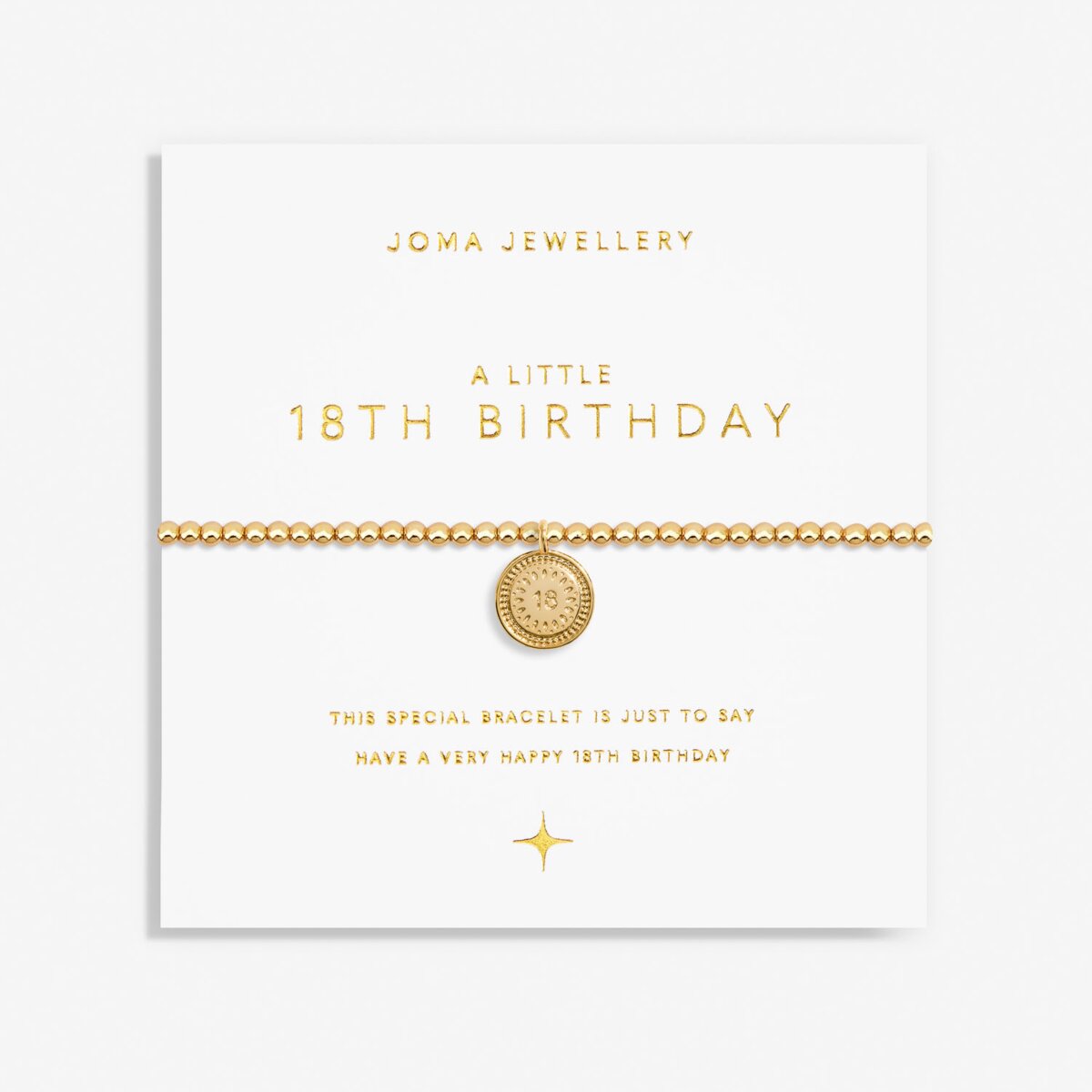 JOMA JEWELLERY | A LITTLE GOLD | 18TH BIRTHDAY BRACELET