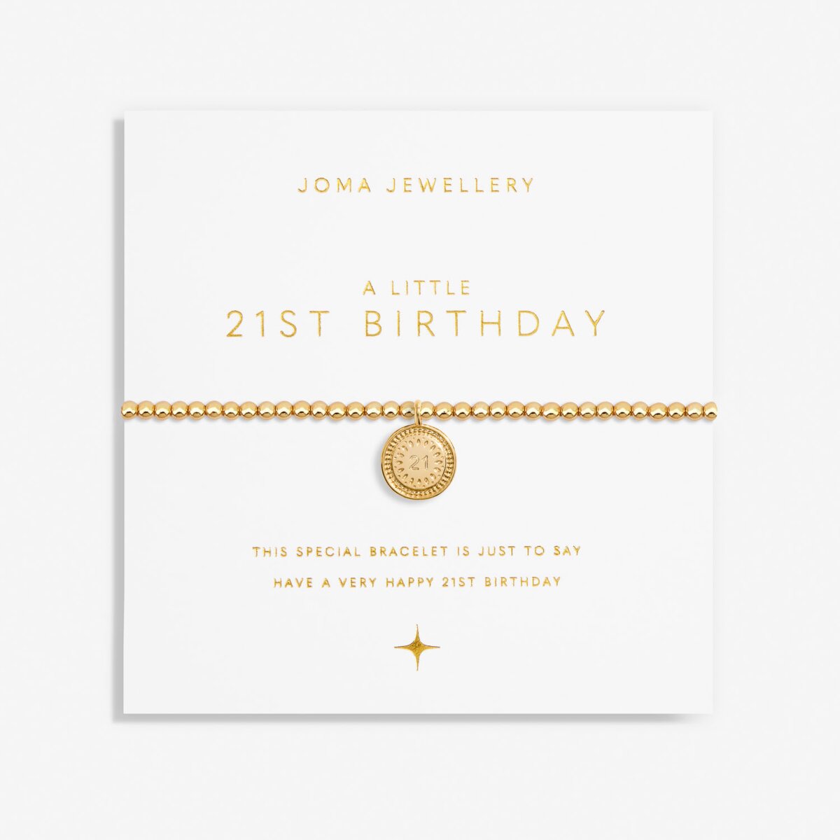 JOMA JEWELLERY | A LITTLE GOLD | 21ST BIRTHDAY BRACELET