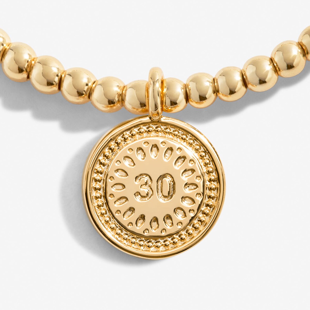 JOMA JEWELLERY A LITTLE GOLD 30TH BIRTHDAY BRACELET – Millie