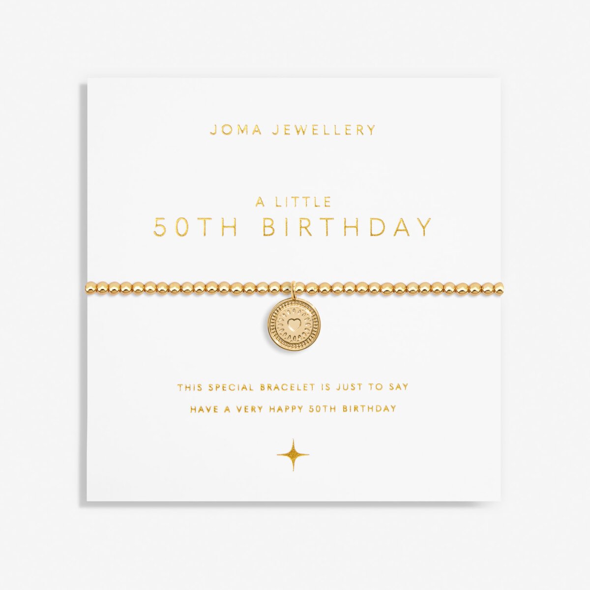 JOMA JEWELLERY | A LITTLE GOLD | 50TH BIRTHDAY BRACELET