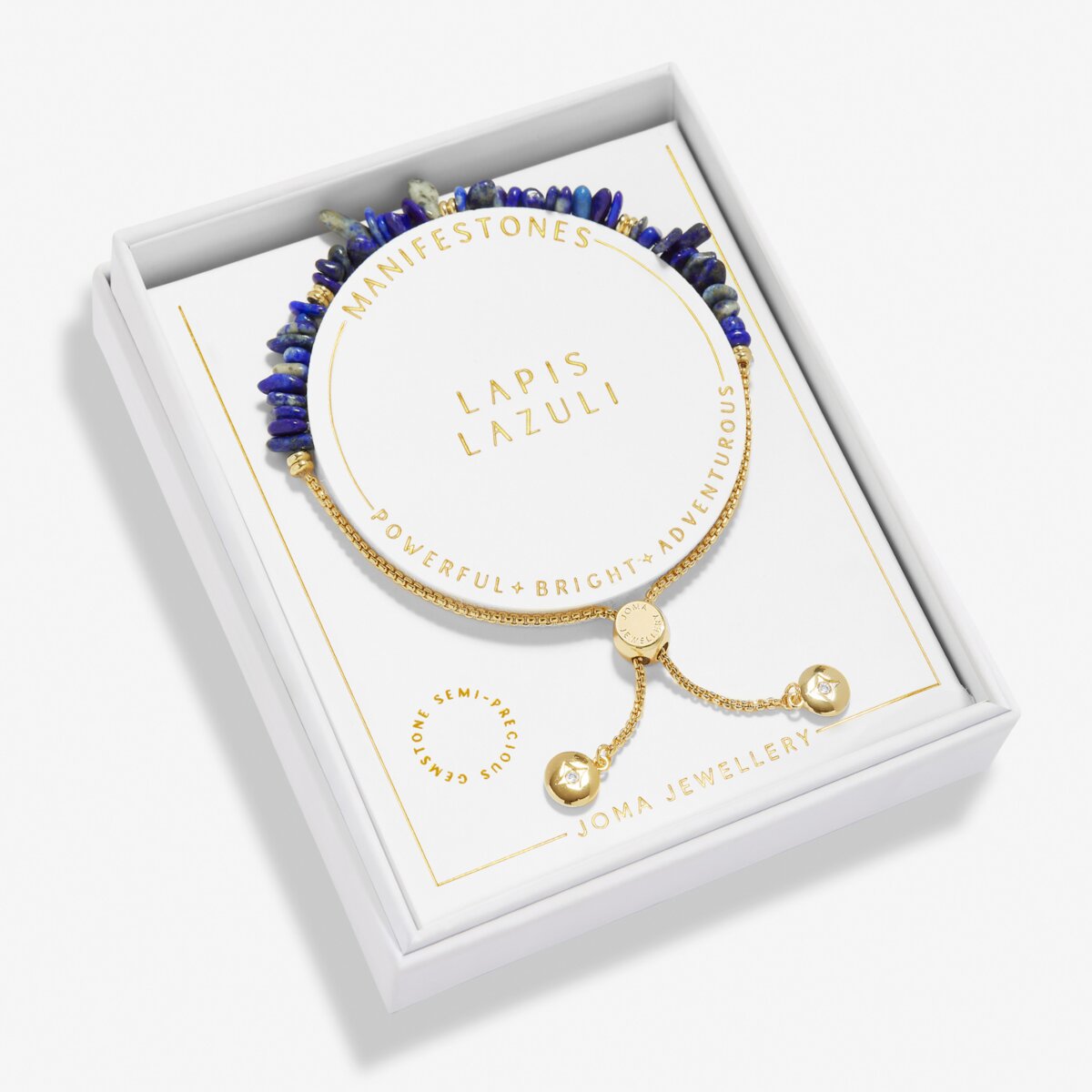 JOMA JEWELLERY | MANIFESTONES | LAPIS LAZULI BRACELET