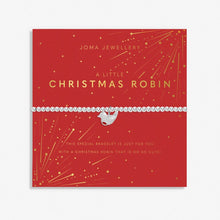 Load image into Gallery viewer, JOMA JEWELLERY | A LITTLE | MERRY CHRISTMAS ROBIN BRACELET
