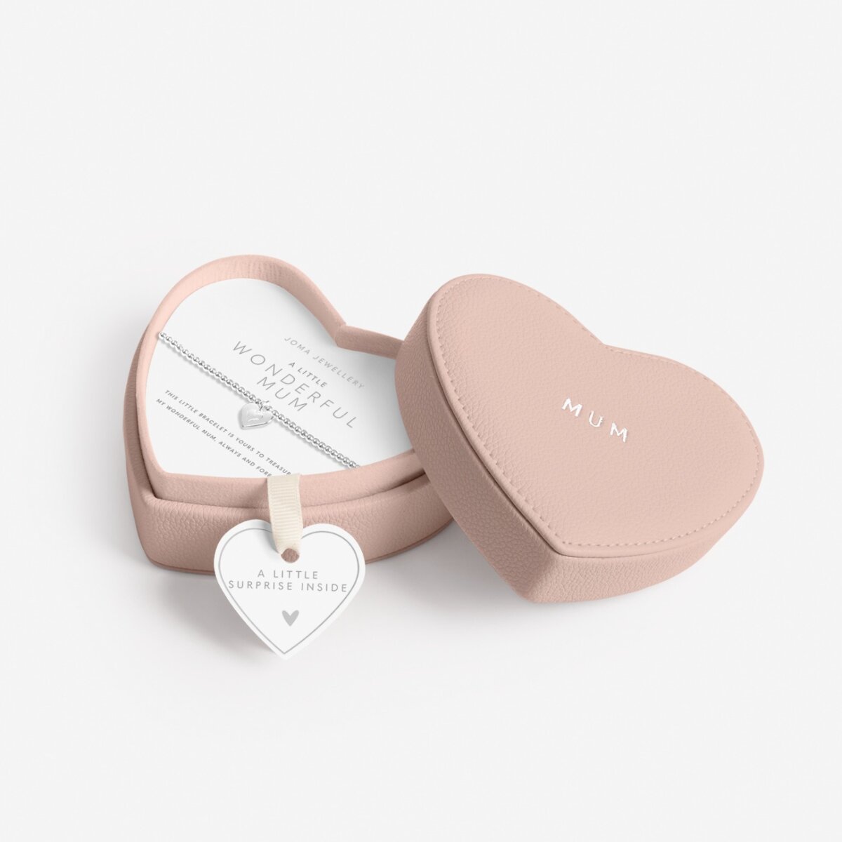 JOMA JEWELLERY A LITTLE HEART JEWELLERY BOX WONDERFUL MUM