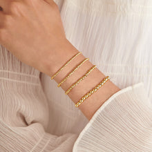 Load image into Gallery viewer, JOMA JEWELLERY | STACKING BRACELETS | 4MM GOLD PLATED
