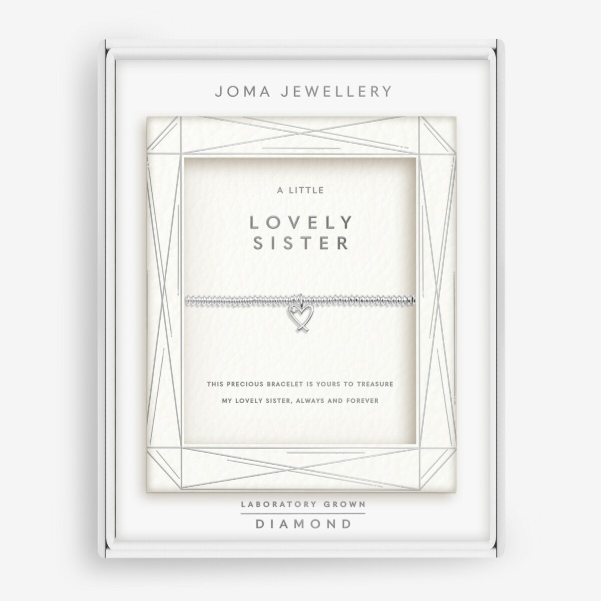 JOMA JEWELLERY | LABORATORY GROWN DIAMOND A LITTLE | LOVELY SISTER BRACELET