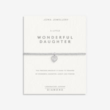 Load image into Gallery viewer, JOMA JEWELLERY | LABORATORY GROWN DIAMOND A LITTLE | WONDERFUL DAUGHTER BRACELET
