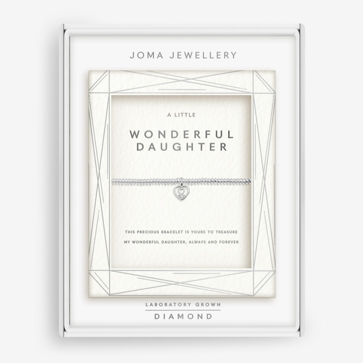 JOMA JEWELLERY | LABORATORY GROWN DIAMOND A LITTLE | WONDERFUL DAUGHTER BRACELET