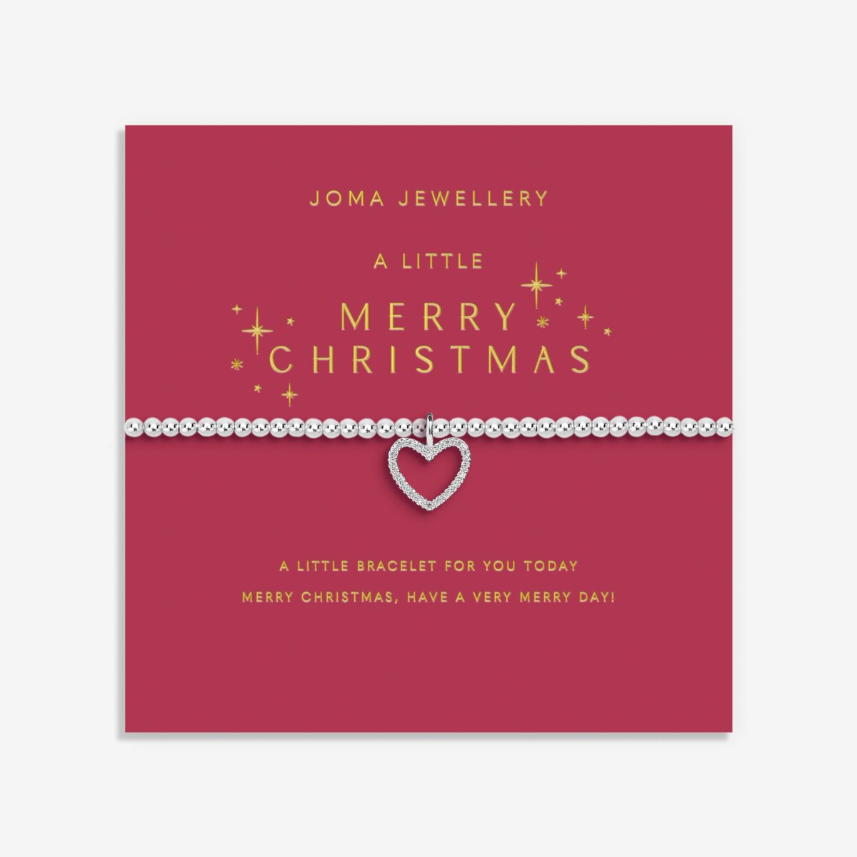 JOMA JEWELLERY | CHRISTMAS A LITTLE | MERRY CHRISTMAS BRACELET