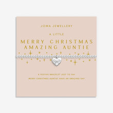 Load image into Gallery viewer, JOMA JEWELLERY | CHRISTMAS A LITTLE | MERRY CHRISTMAS BRACELET
