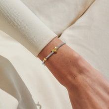 Load image into Gallery viewer, JOMA JEWELLERY | BIRTH MONTH A LITTLE | JUNE SILVER AND GOLD PLATED BRACELET
