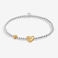 Load image into Gallery viewer, JOMA JEWELLERY | BIRTH MONTH A LITTLE | JUNE SILVER AND GOLD PLATED BRACELET
