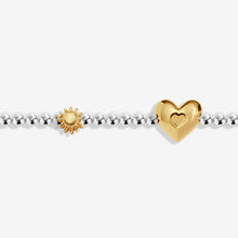 Load image into Gallery viewer, JOMA JEWELLERY | BIRTH MONTH A LITTLE | JUNE SILVER AND GOLD PLATED BRACELET
