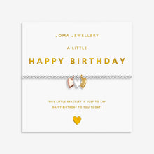Load image into Gallery viewer, JOMA JEWELLERY | A LITTLE CHARMED MOMENTS | HAPPY BIRTHDAY BRACELET
