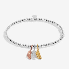 Load image into Gallery viewer, JOMA JEWELLERY | A LITTLE CHARMED MOMENTS | FEATHERS APPEAR WHEN LOVED ONES ARE NEAR BRACELET
